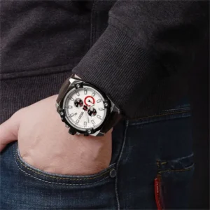Reloj Megir 2054 Factory Price Chronograph Watch Men Wrist Casual Leather Quartz Watches