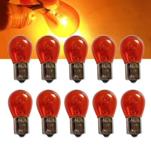 4/10Pcs DC12V Car Turn Singal Light 1157 BAY15D P21W BA15S 581 1156 PY21W BAU15S BAY15D 308 21/5W S25 1141 BA15S Brake Bulbs