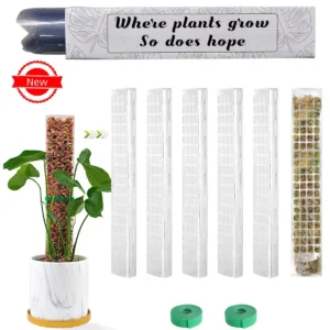 Plants Moss Pole Garden Subject Flower Plant Climbers Bonsai Accessories Pots Tutors ,for Planters Plants Growth Holder Support