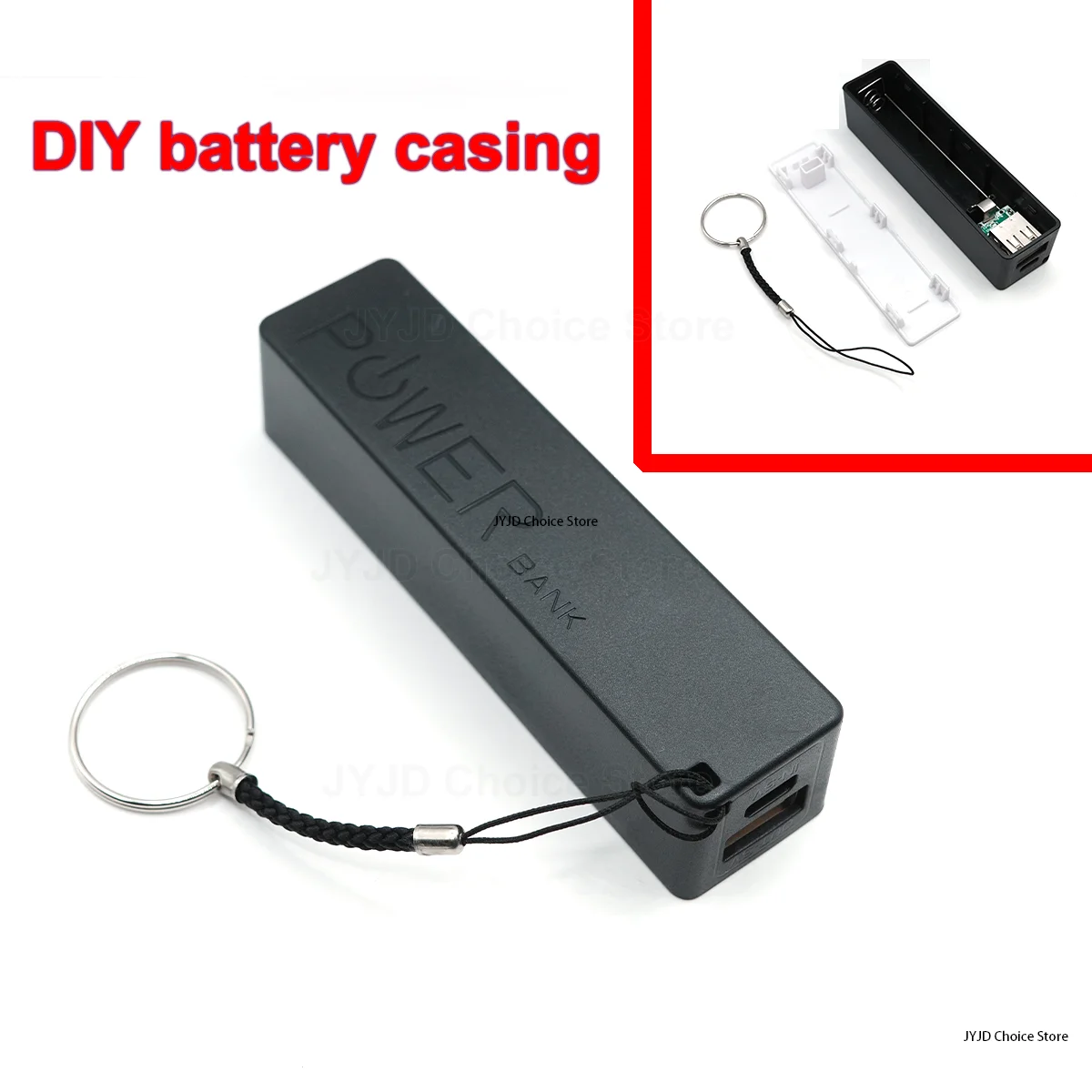 18650 Power Bank Battery Charger Case 5V Portable USB Power Bank Kit Storage DIY Box For Phone MP3 Electronic Charging 