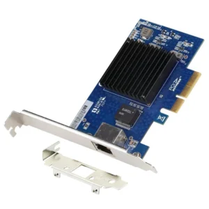 JAJA PCI-E Network Card PCI-E X4 Single-Port 10G Gigabit Server Network Card Adapter AQC107 Ethernet NIC For Desktop